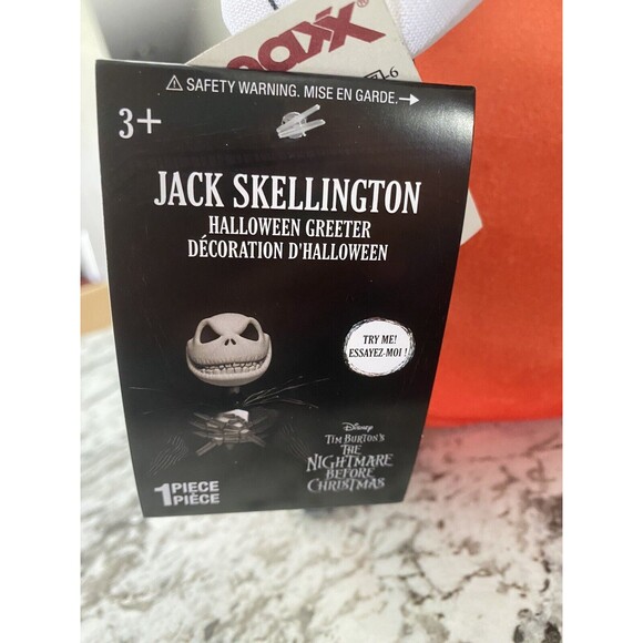 Jack Skellington Halloween 21” Plush Greeter Nightmare Before Christmas NWT - Picture 5 of 6